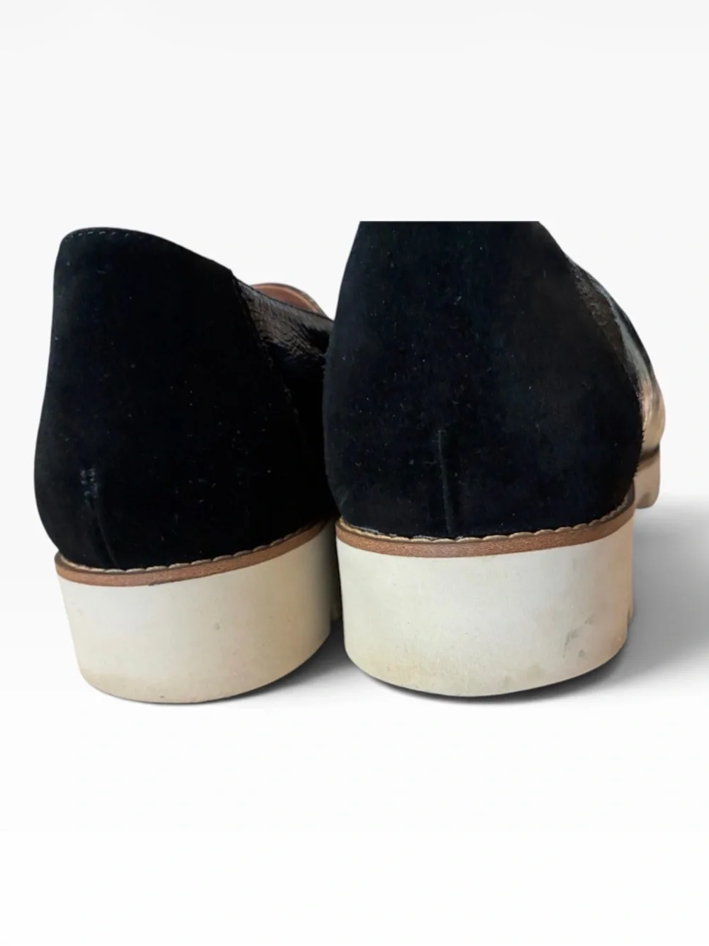 Vionic Kensley Womens Platform Flats Slip On Loafer Black Patent Leather 11